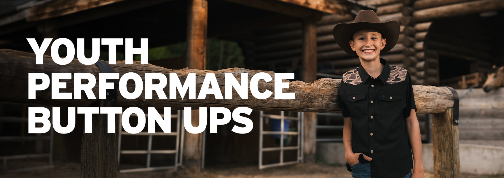 Youth Performance Button Ups