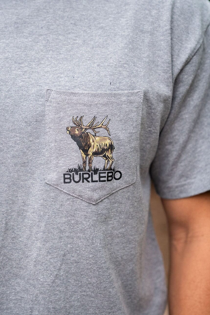 Bull Elk - SS - Dark Heather Grey - BURLEBO