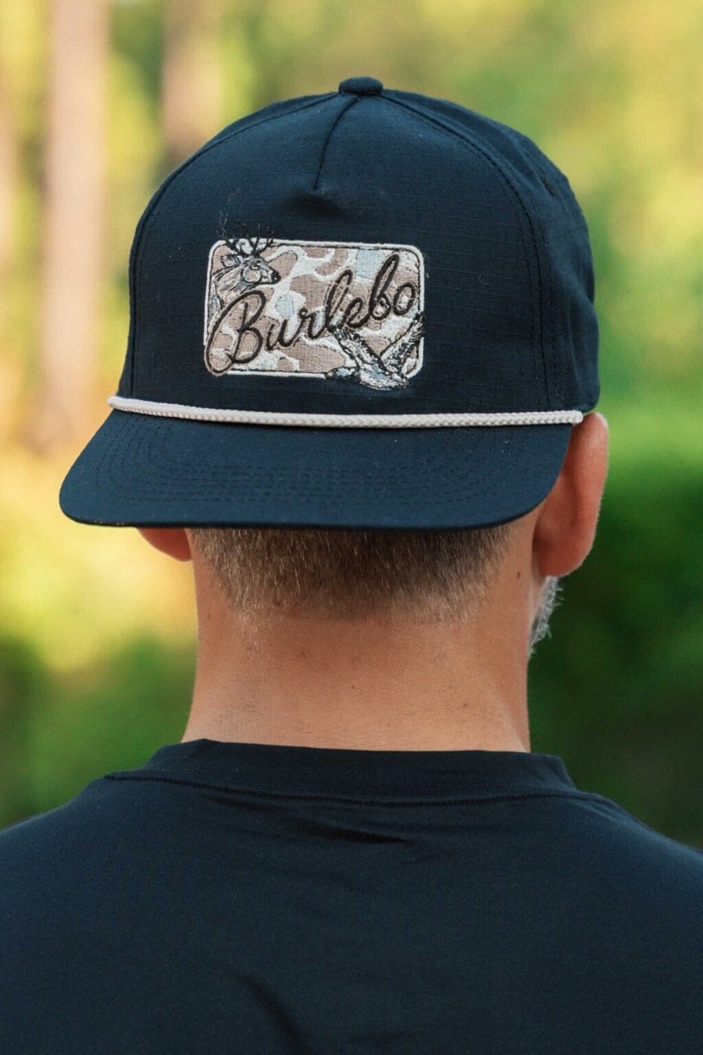 Cap - Camo Patch - Black - BURLEBO