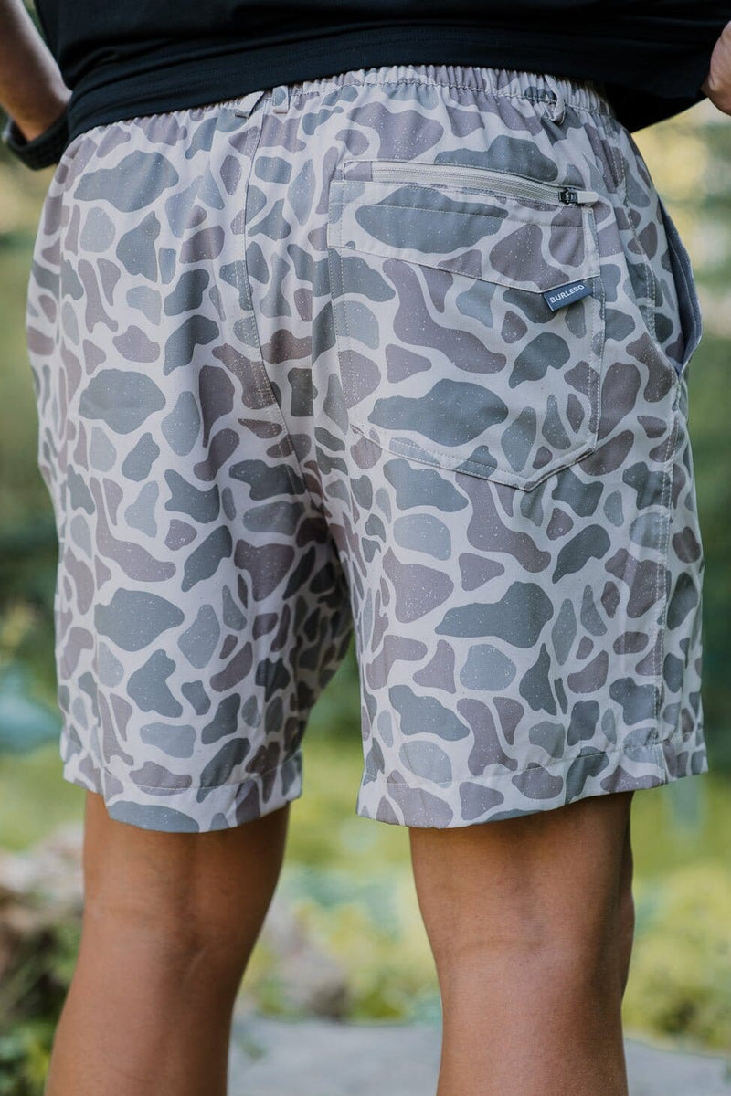 Everyday Short - Classic Deer Camo - Grey Pocket - BURLEBO