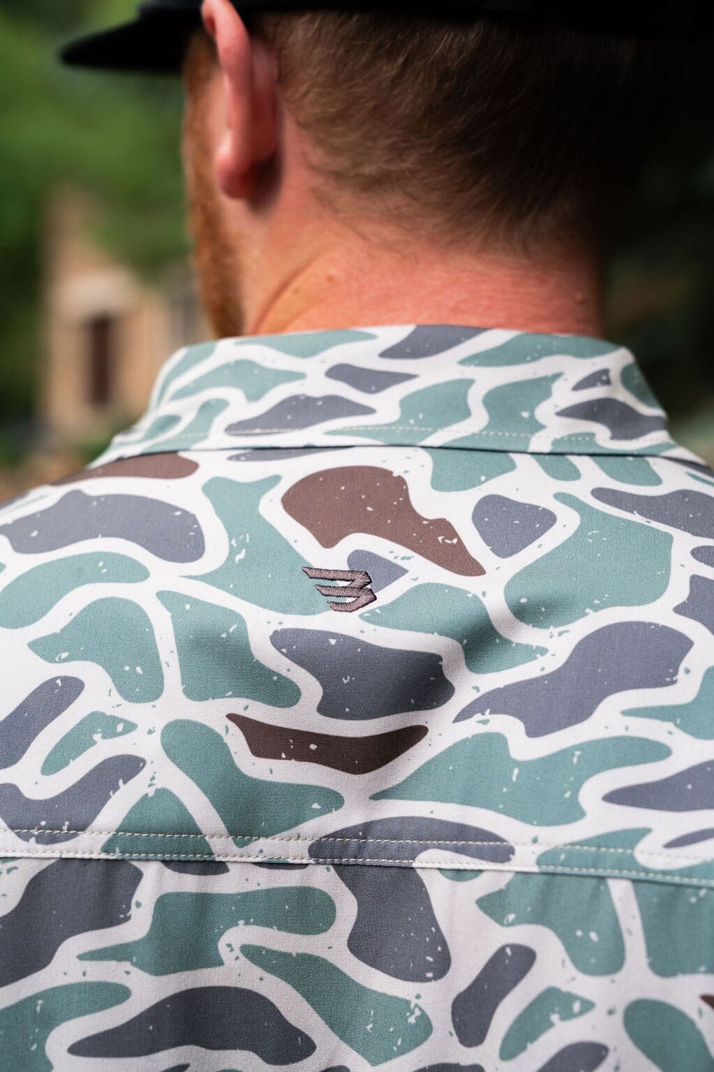 Performance Button Up - Retro Duck Camo - BURLEBO