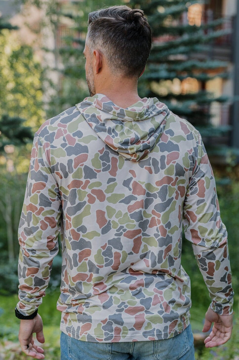 Performance Hoodie - Driftwood Camo - BURLEBO