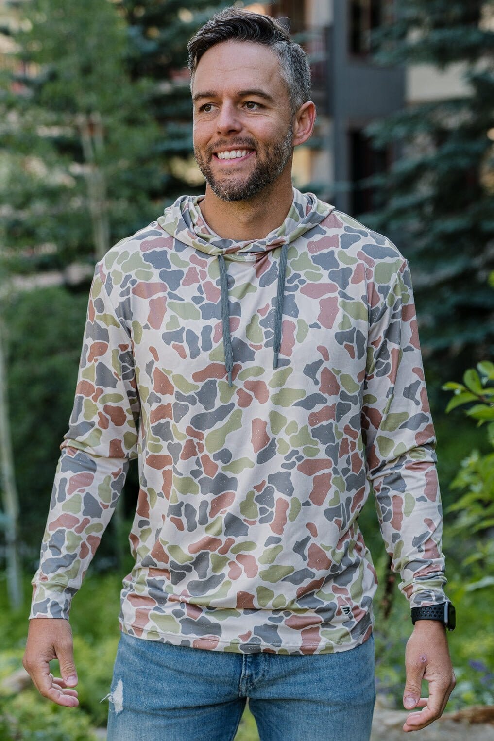 Performance Hoodie - Driftwood Camo - BURLEBO