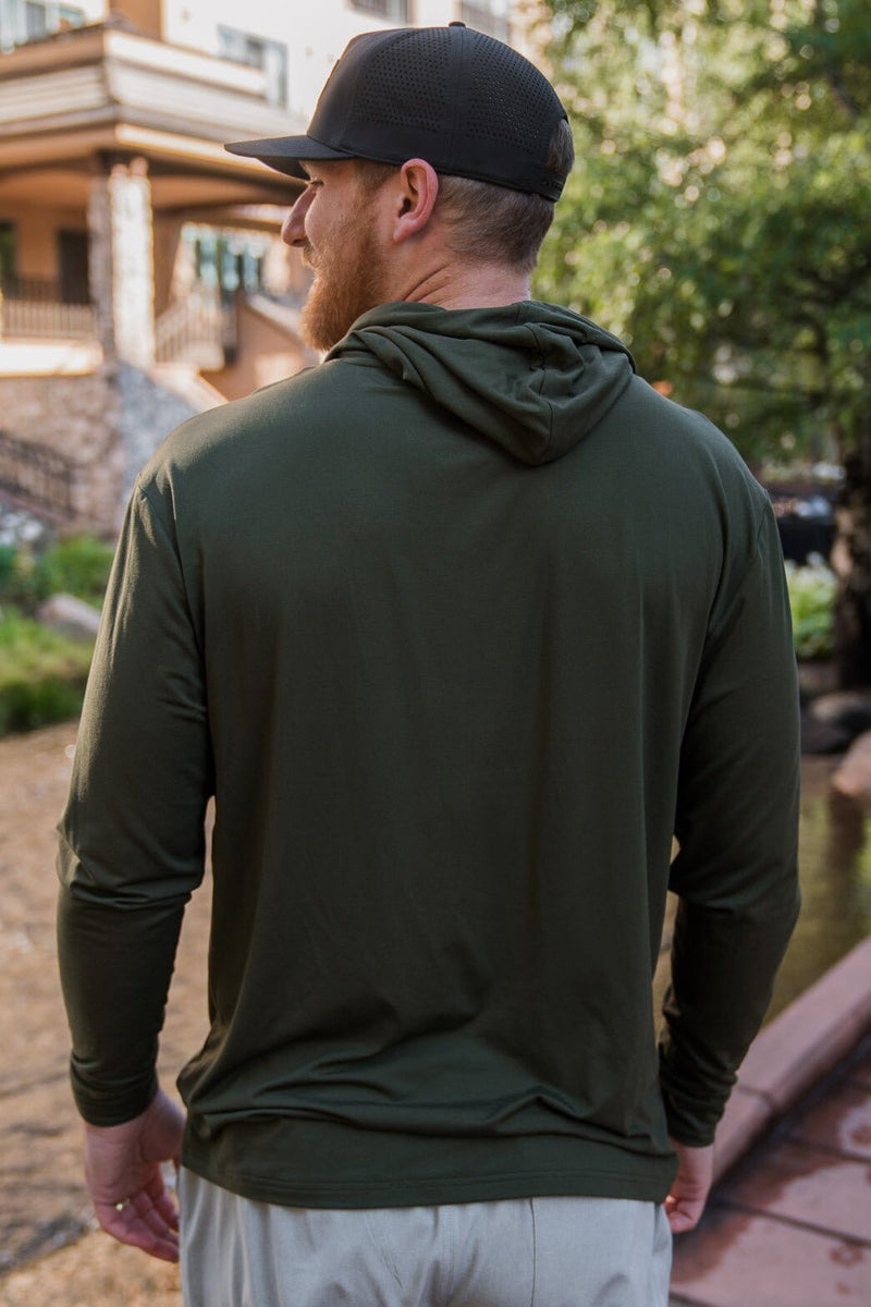 Performance Hoodie - Mallard Green - BURLEBO