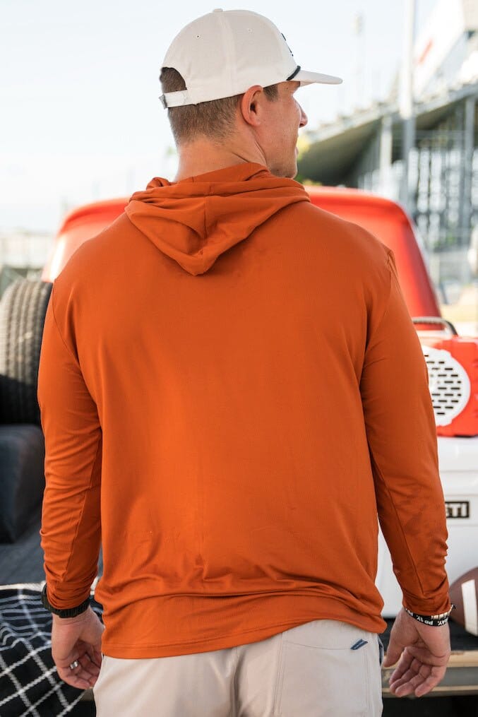 Performance Hoodie - Orange - BURLEBO