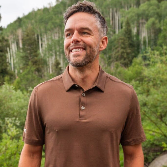 Performance Polo - Heather Brown - BURLEBO