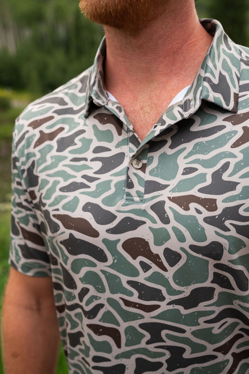 Performance Polo - Retro Duck Camo - BURLEBO