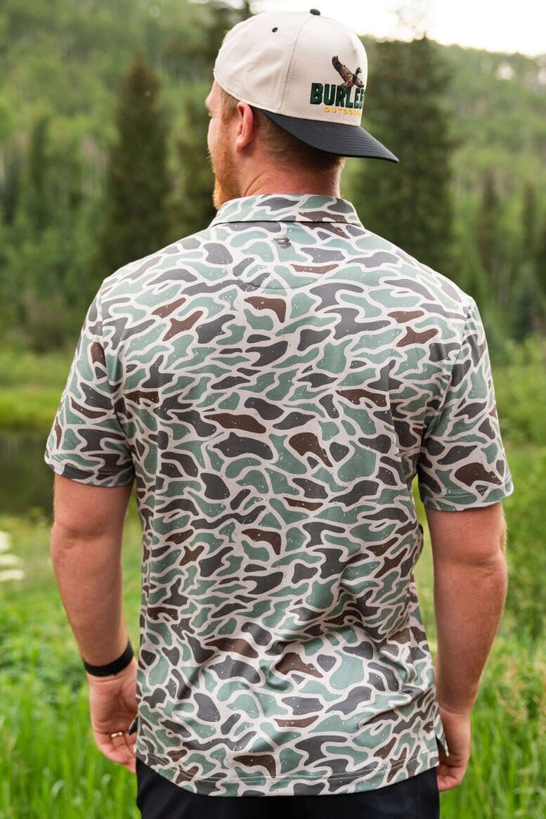 Performance Polo - Retro Duck Camo - BURLEBO