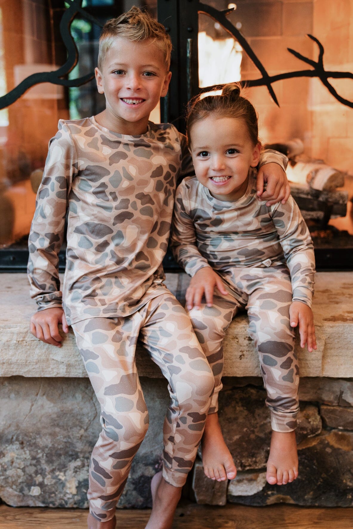 Youth & Toddler Pajama Set - Pintail Camo