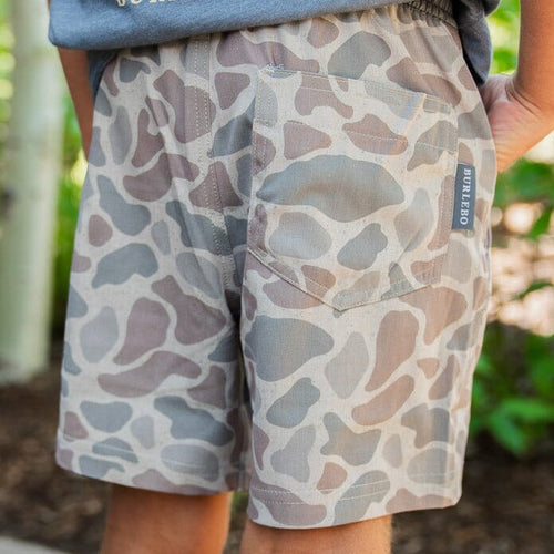 Youth Athletic Short - Classic Deer Camo - BURLEBO