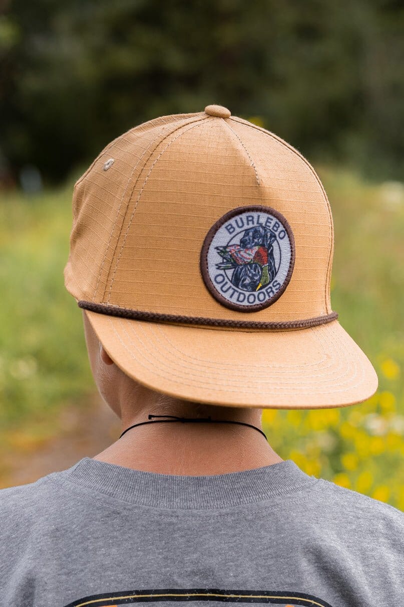 Youth Cap - Duck and Dog - Coyote Tan - BURLEBO