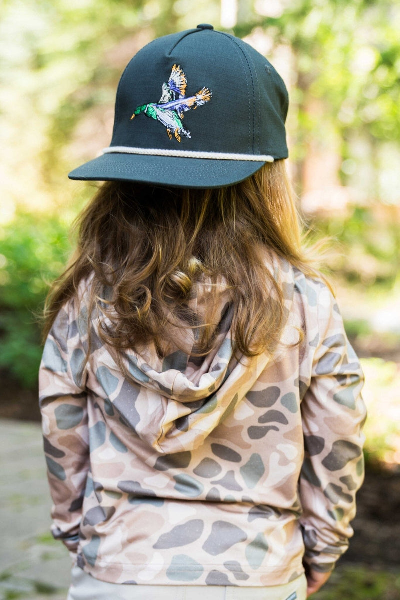 Youth Performance Hoodie - Pintail Camo - BURLEBO