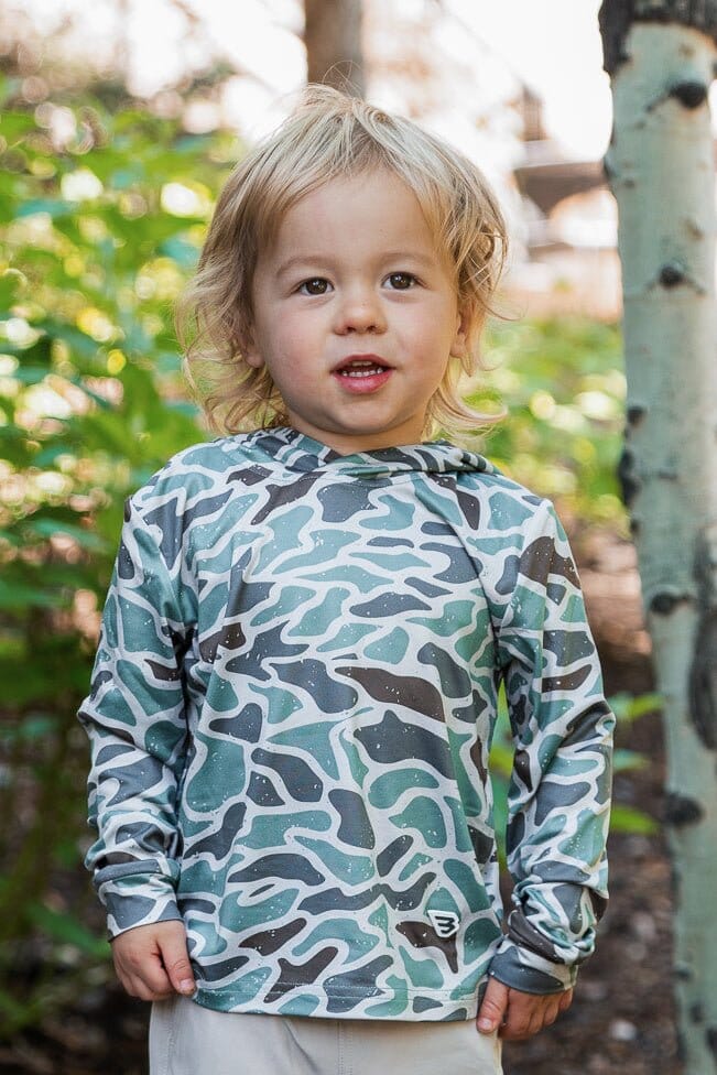 Youth Performance Hoodie - Retro Duck Camo - BURLEBO