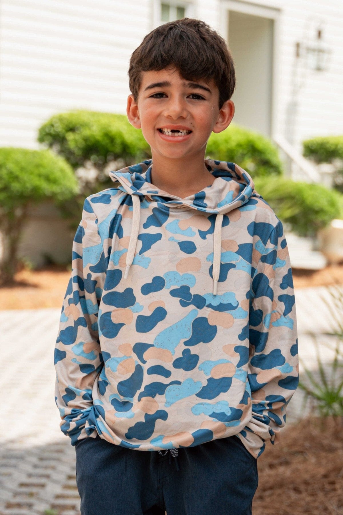 Youth Performance Hoodie - Rockport Camo - BURLEBO