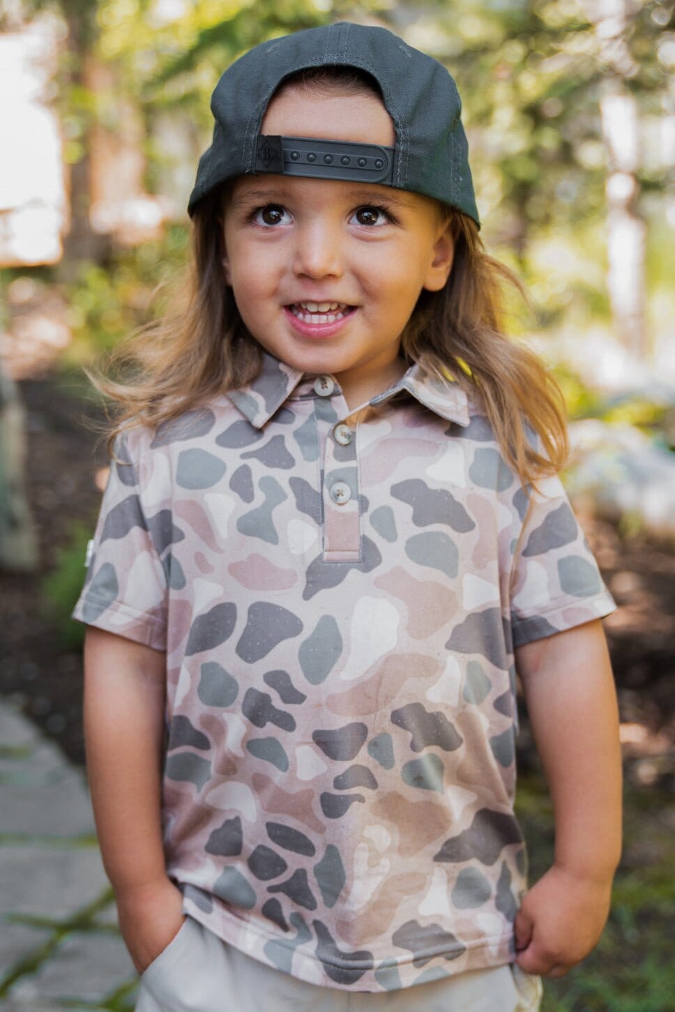 Youth Polo - Pintail Camo - BURLEBO