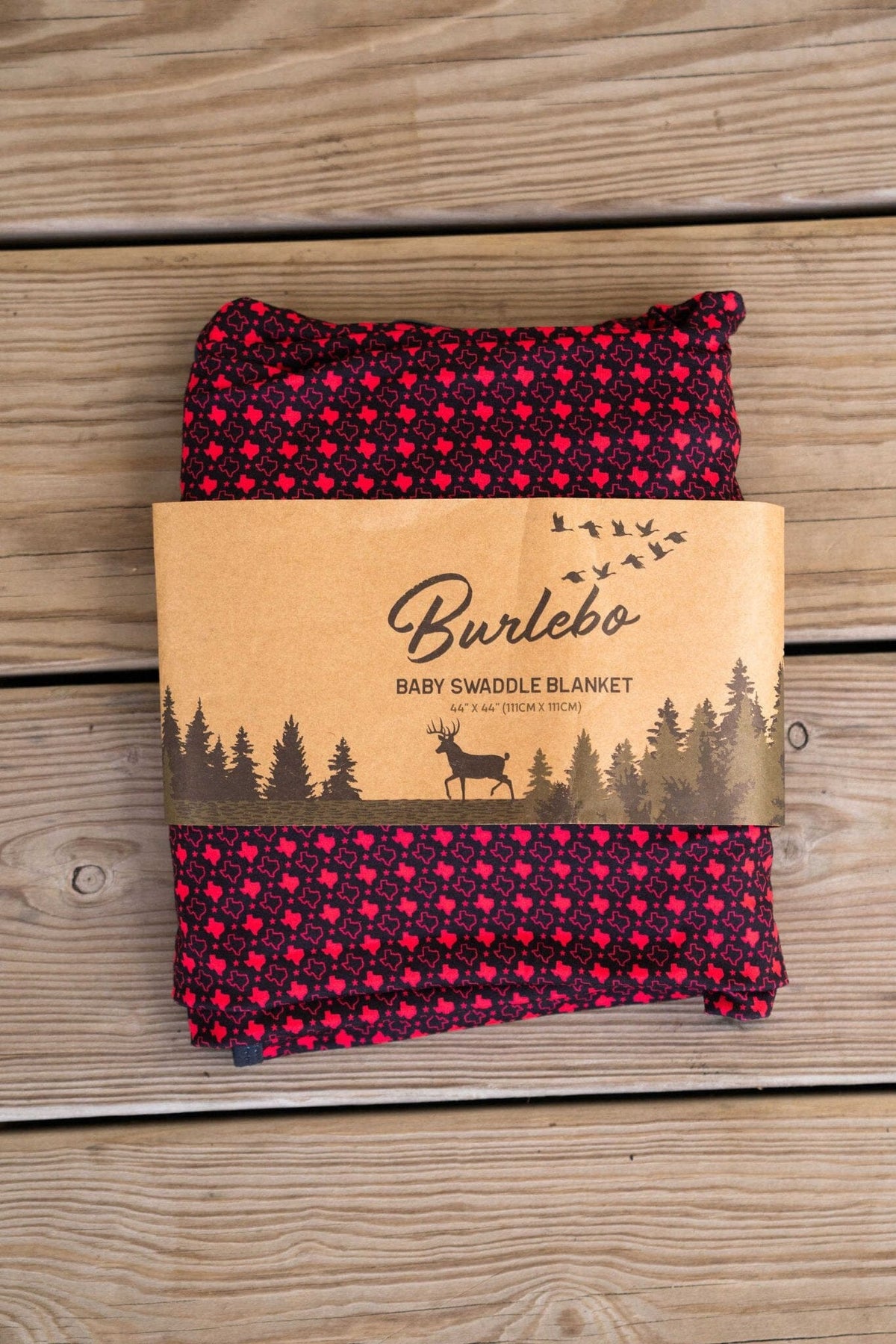 Baby Swaddle - Texas Black - BURLEBO