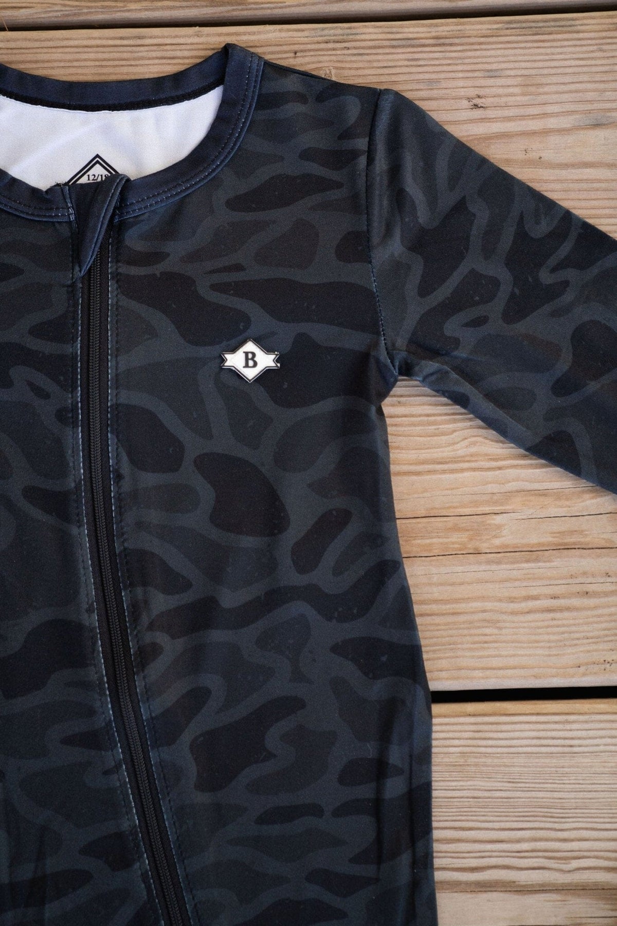 Baby Zip Up - Black Camo - BURLEBO