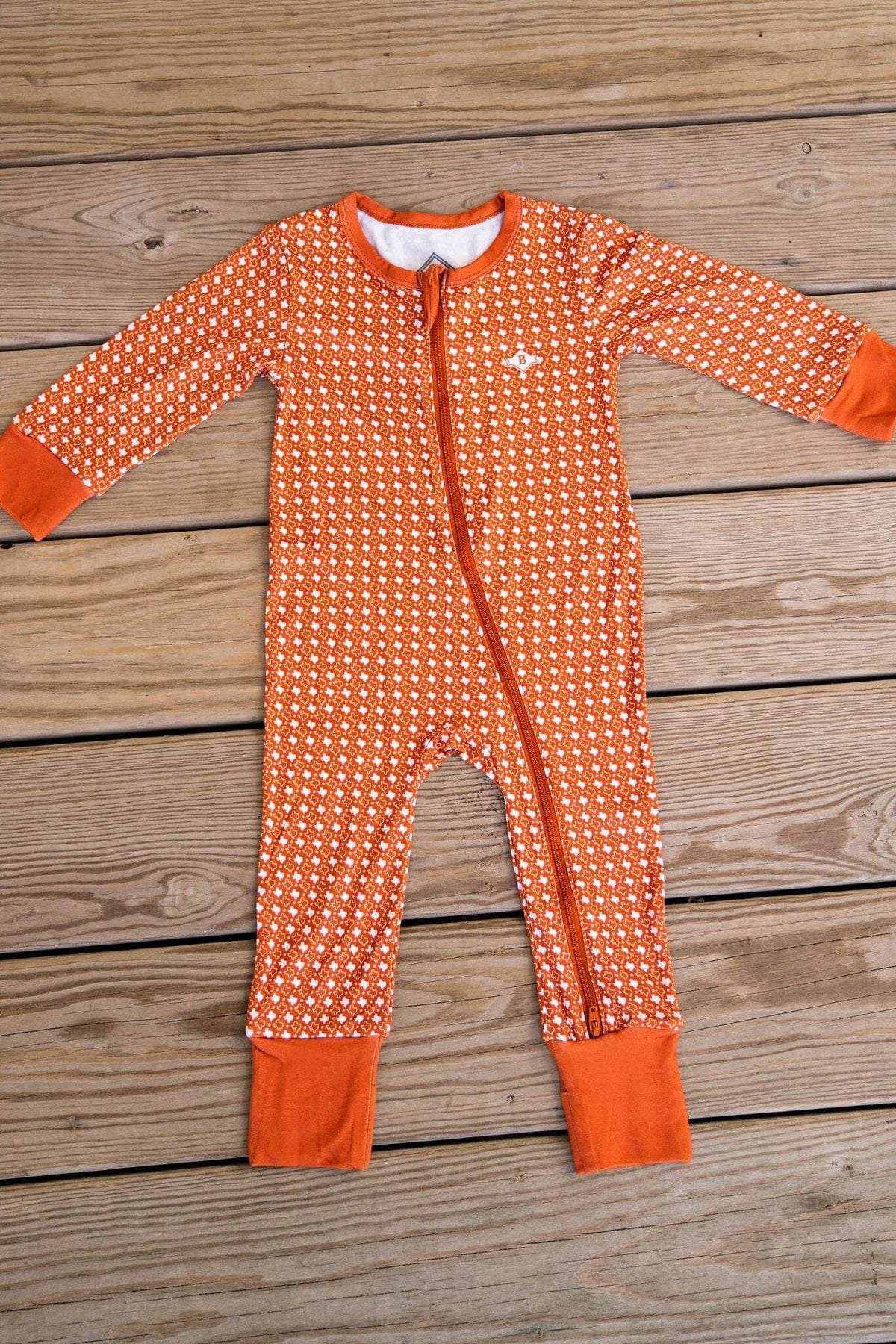 Baby Zip Up - Texas Orange - BURLEBO