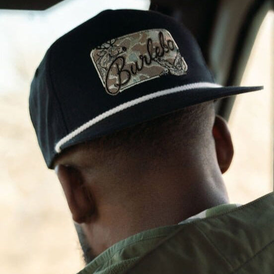 Cap - Black Camo Patch - BURLEBO