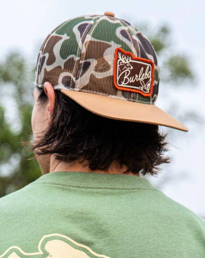 Cap - Full Camo Mesh Patch Logo - BURLEBO