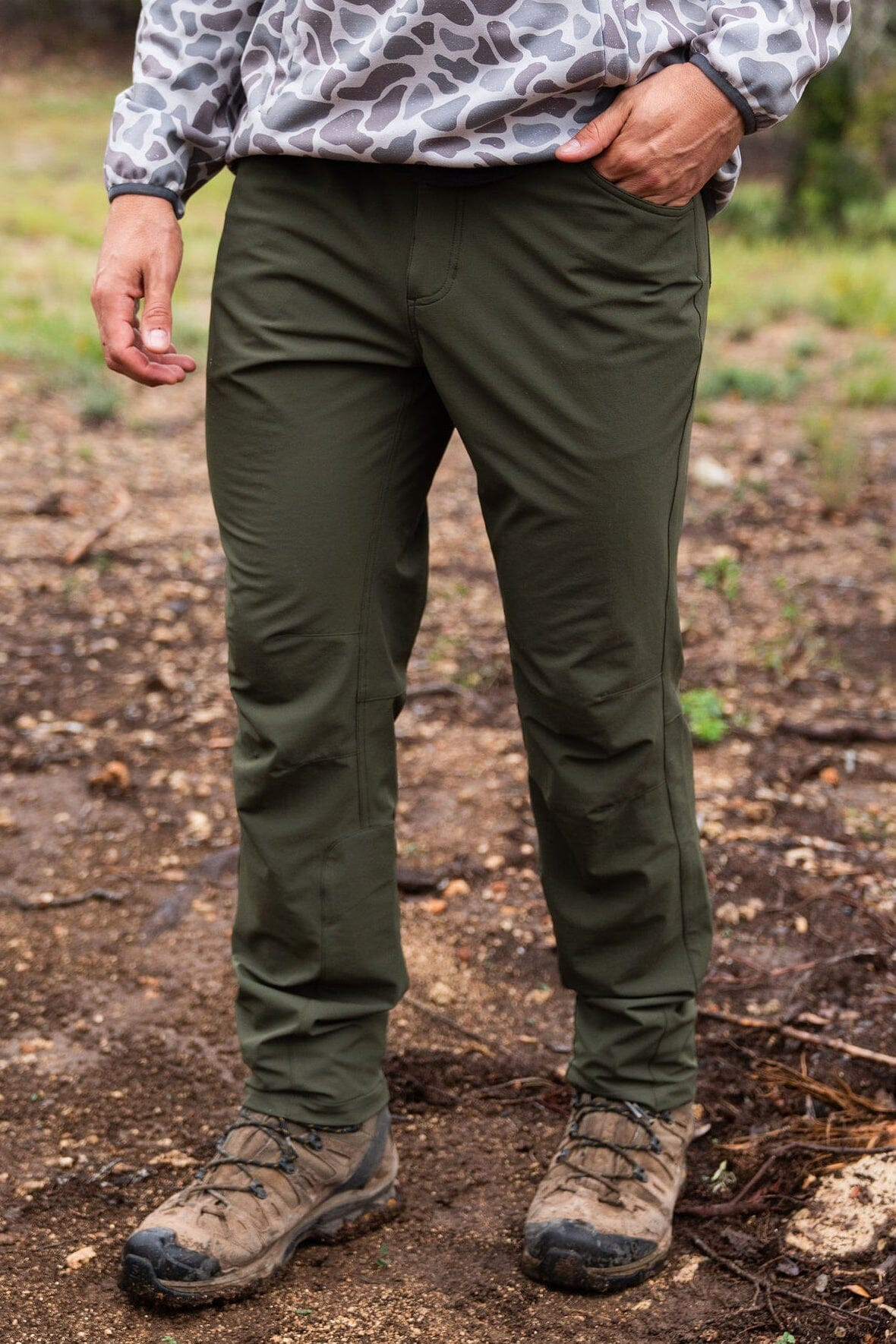 Challenger Pant - Olive - BURLEBO