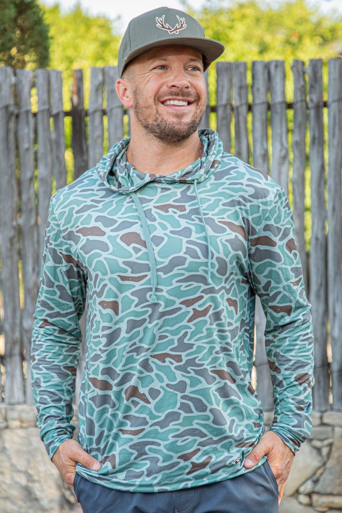 Performance Hoodie - Retro Duck Camo - BURLEBO