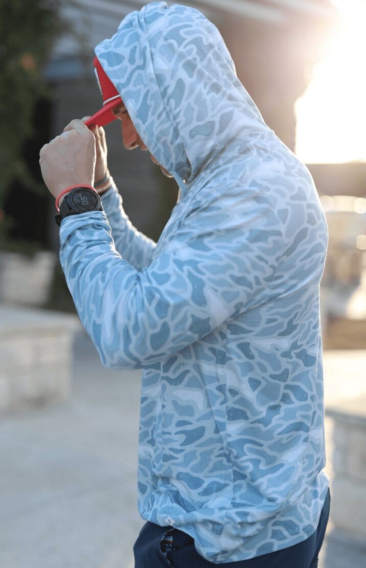 Performance Hoodie - Seaside Camo - BURLEBO