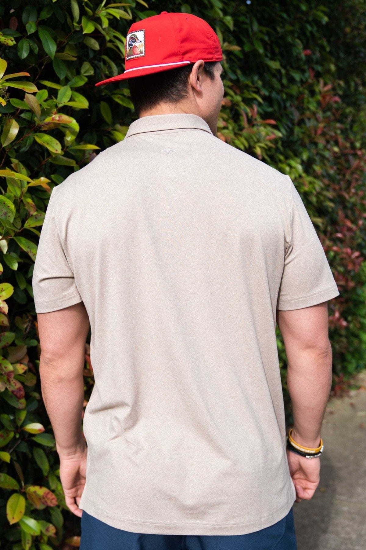 Performance Polo - Heather Khaki - BURLEBO