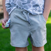 Youth Athletic Short - Light Grey - Mayan Liner - BURLEBO