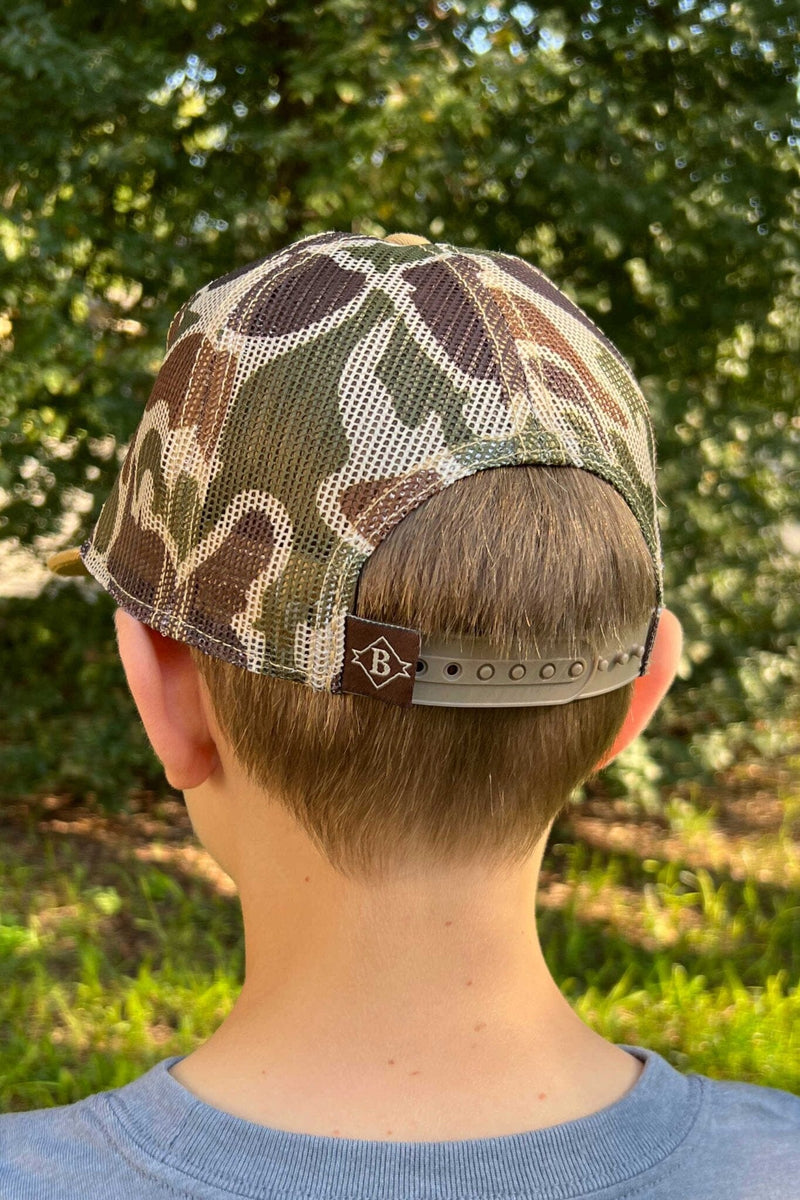 Youth Cap - Mesh Camo - BURLEBO