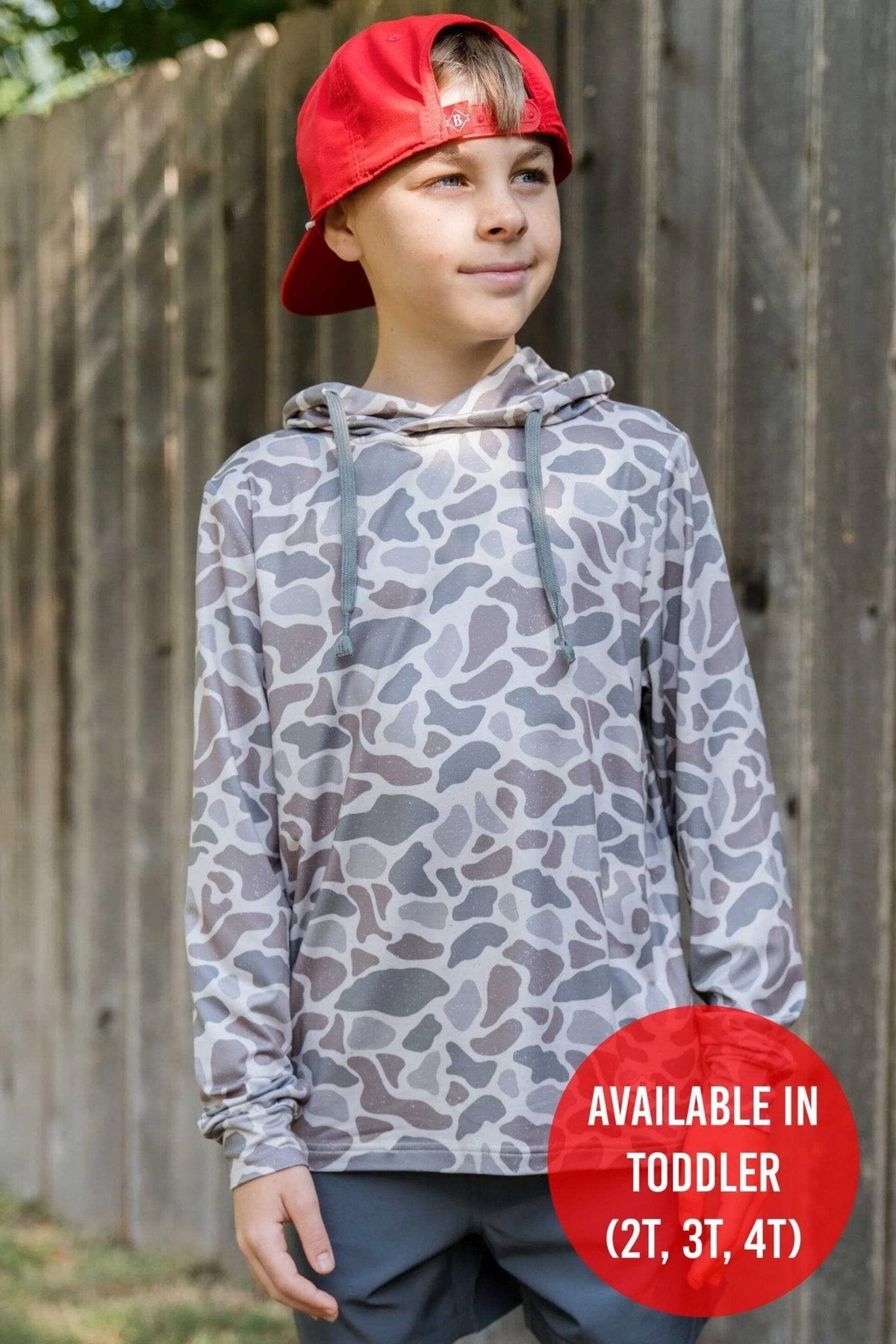 Youth Hoodie - Classic Deer Camo - BURLEBO