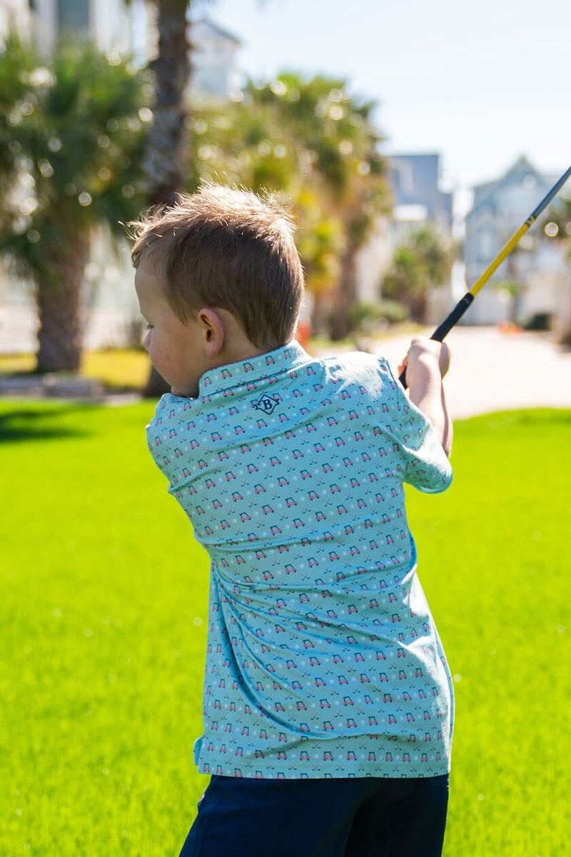 Youth Polo - Tee Time - BURLEBO