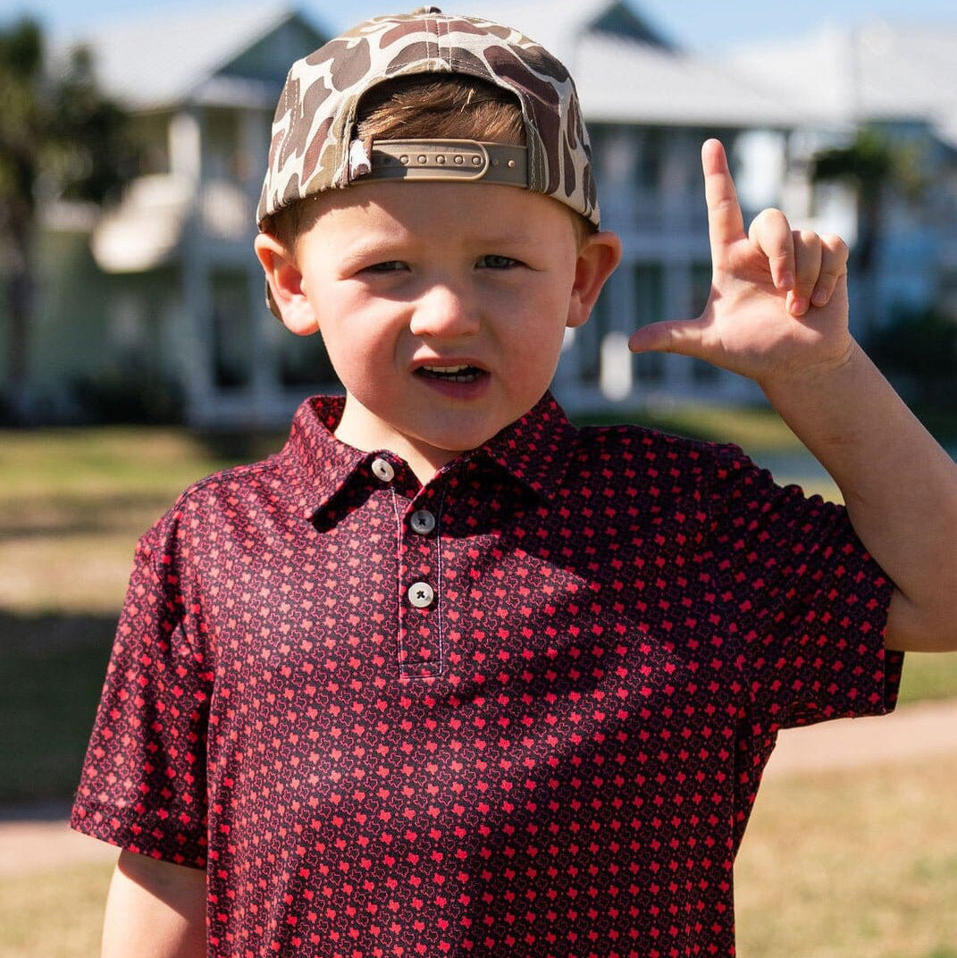 Youth Polo - Texas Black - BURLEBO