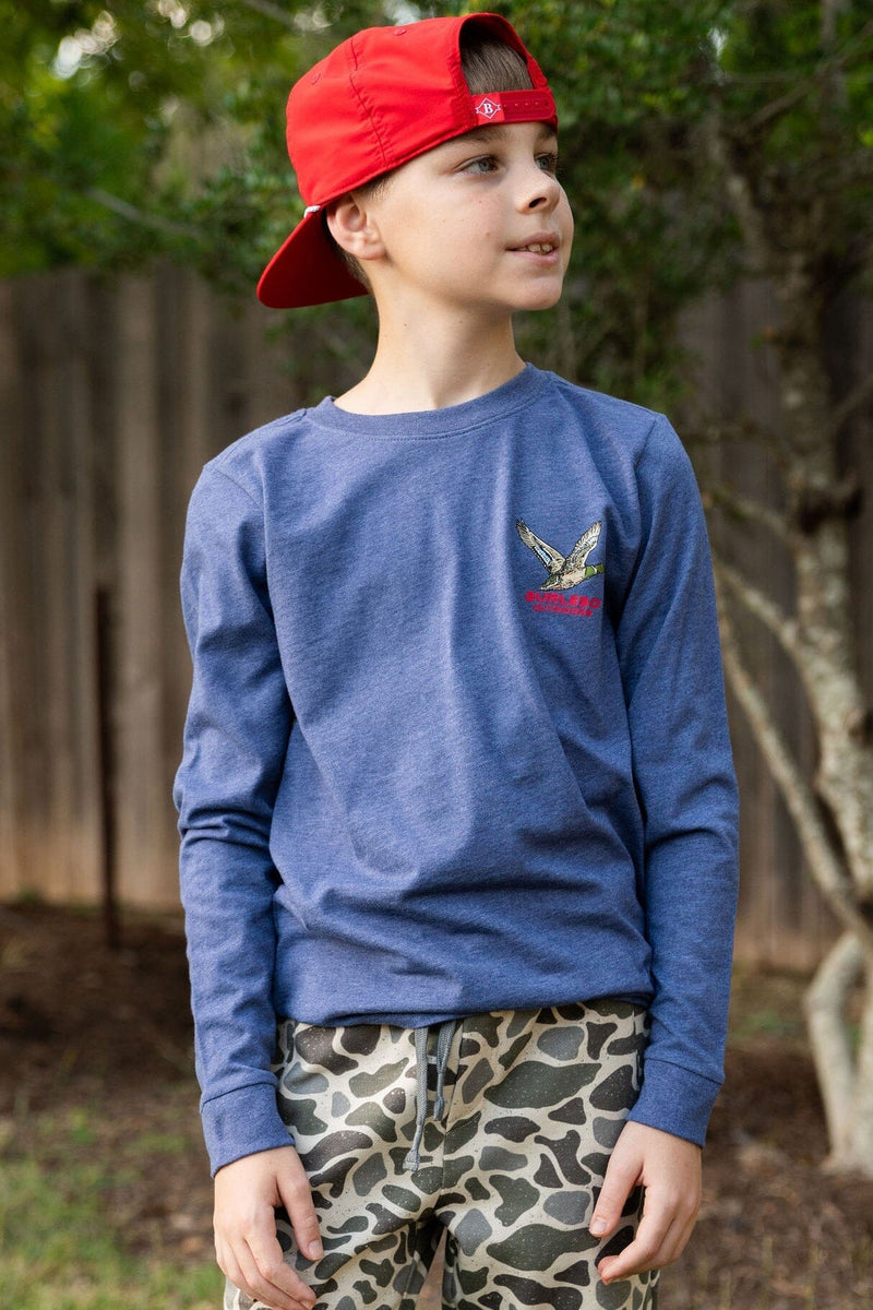 Youth Tee - BURLEBO Outdoors Duck Long Sleeve - BURLEBO